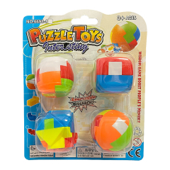 Набор Puzzle Toys из 4 разборных головоломок