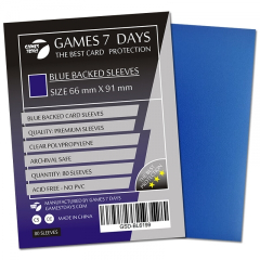 Протекторы для карт Games7Days 66х91 BLUE (GSD-BL6691)