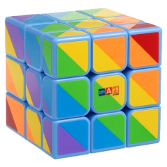 Зеркальный кубик Smart Cube Голубой – Радужный