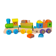 Деревянный поезда Viga Toys Cubes (50572)