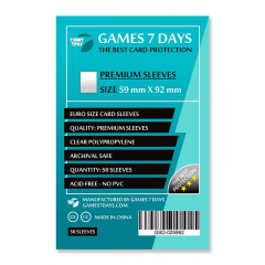 Протекторы для карт Games7Days 90 micron 59x92 (Premium quality) (GSD-025992)