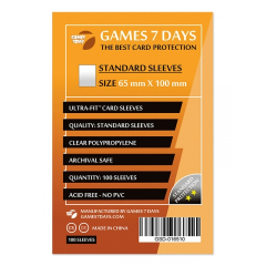 Протекторы для карт Games7Days 50 micron 65x100 (Standard quality) (GSD-016510)