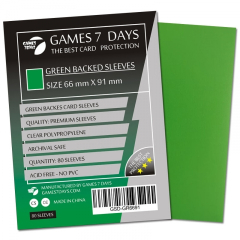 Протекторы для карт Games7Days 66х91 GREEN (GSD-GR6691)