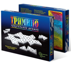 Настольная игра Нескучные Игры Тримино: треугольное домино (170908)