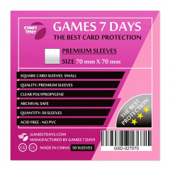 Протекторы для карт Games7Days 90 micron 70x70 (Premium quality) (GSD-027070)