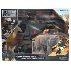 Elite Force Game Set-Multi-Target MH-6 винт (винт, мотоцикл, фигурки, аксессуары.)