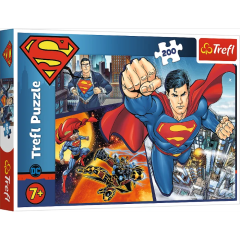 Пазли - (200 елм.) - Супермен герой / WB: Superman/Trefl