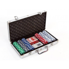 Покерный набор JOHNSHEN SPORTS 300 фишек по 11,5 г (алюминиевый кейс) (IG-2114)