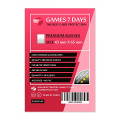 Протекторы для карт Games7Days 90 micron 43x65 (Premium quality) (GSD-024365)