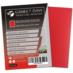 Протекторы для карт Games7Days 66х91 RED (GSD-RD6691)