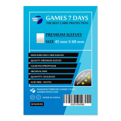 Протекторы для карт Games7Days 90 micron 45x68 (Premium quality) (GSD-024568)