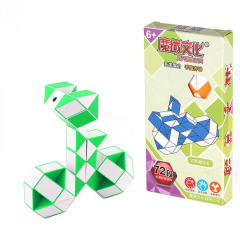 Змейка Рубика MoYu 72 секций (Зеленый)
