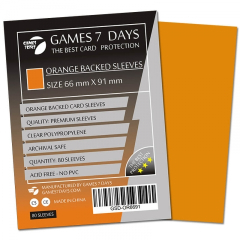Протекторы для карт Games7Days 66х91 ORANGE (GSD-OR6691)