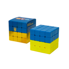 Кубик Smart Cube 4х4х4 Прапор України (двоколірний) (SCU444)