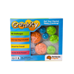 Гра-головоломка Fat Brain Toys Crankity Різнокольорові шестерні (F140ML)