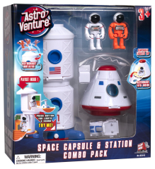Astro Venture Ігровий набір SPACE STATION та CAPSULE