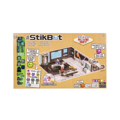 Ігровий набір для анімаційної творчості STIKBOT – КОСМОС (1 фіг., наклейки, аксесуари)