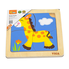 Деревянный мини-кусочек Viga Toys Giraffe, 4 El. (51319)