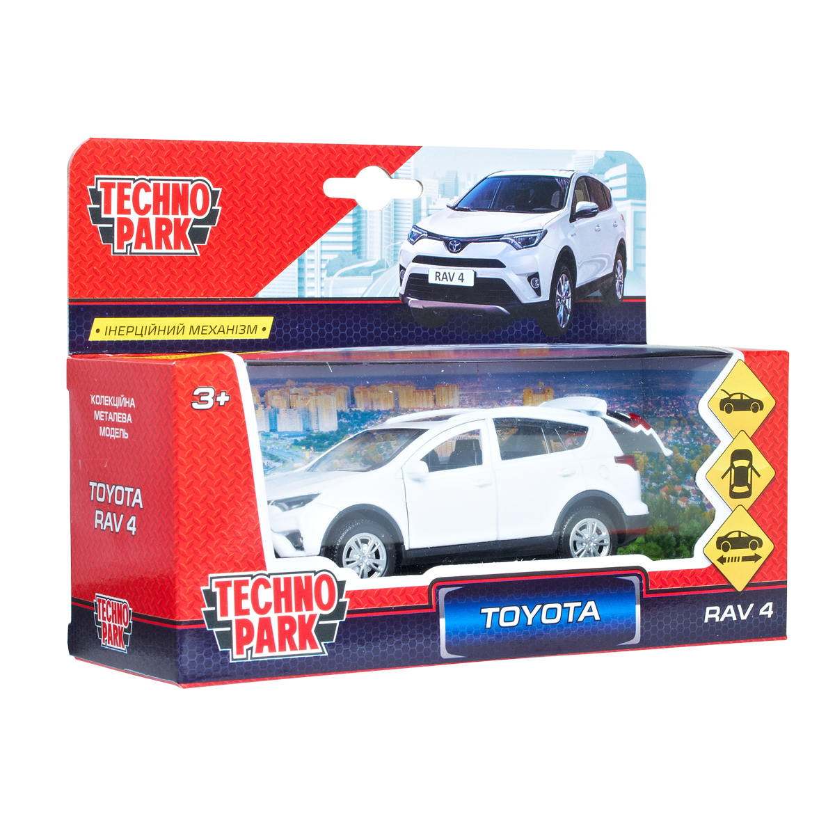 Автомодель Technopark Toyota Rav4 (белый, 1:32) (RAV4-WH)