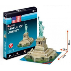Трехмерная серия головоломки Мини-Статуя Свободы Либерти (S3026H)