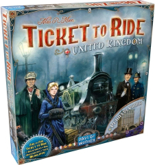 Ticket to Ride: United Kingdom & Pennsylvania (EN) Days of Wonder - Настільна гра 