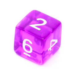 Кубик REBEL кришталевий D6 в ас.