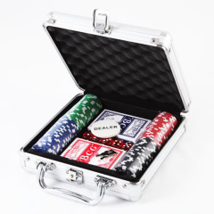 Покерный набор JOHNSHEN SPORTS 100 фишек по 11,5 гр. (алюминиевый кейс) (59208)