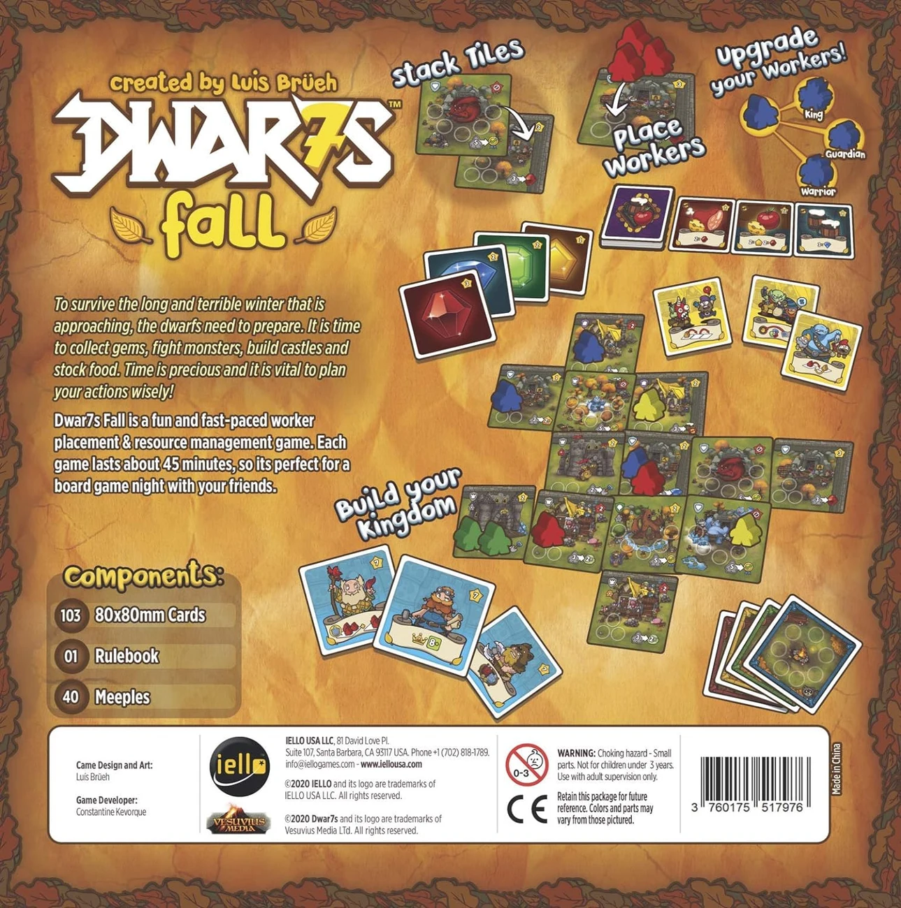 Гноми (Dwar7s Fall 3rd edition) англ. - Настільна гра