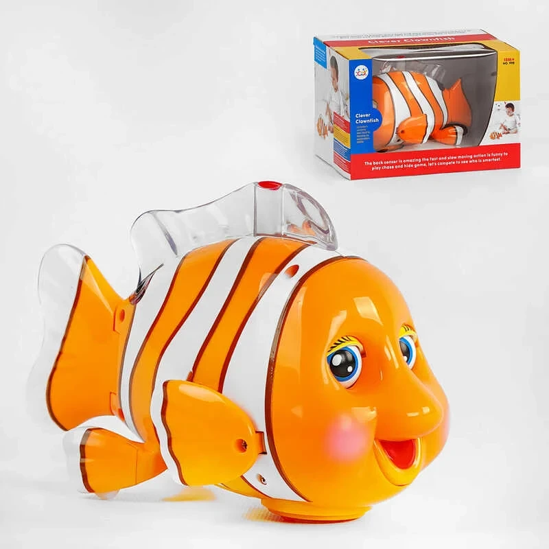 Інтерактивна іграшка Huile Toys Рибка-клоун (998)