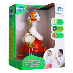 Hola Toys Music Toy Goose-Saxophonist Red (6111-Red)