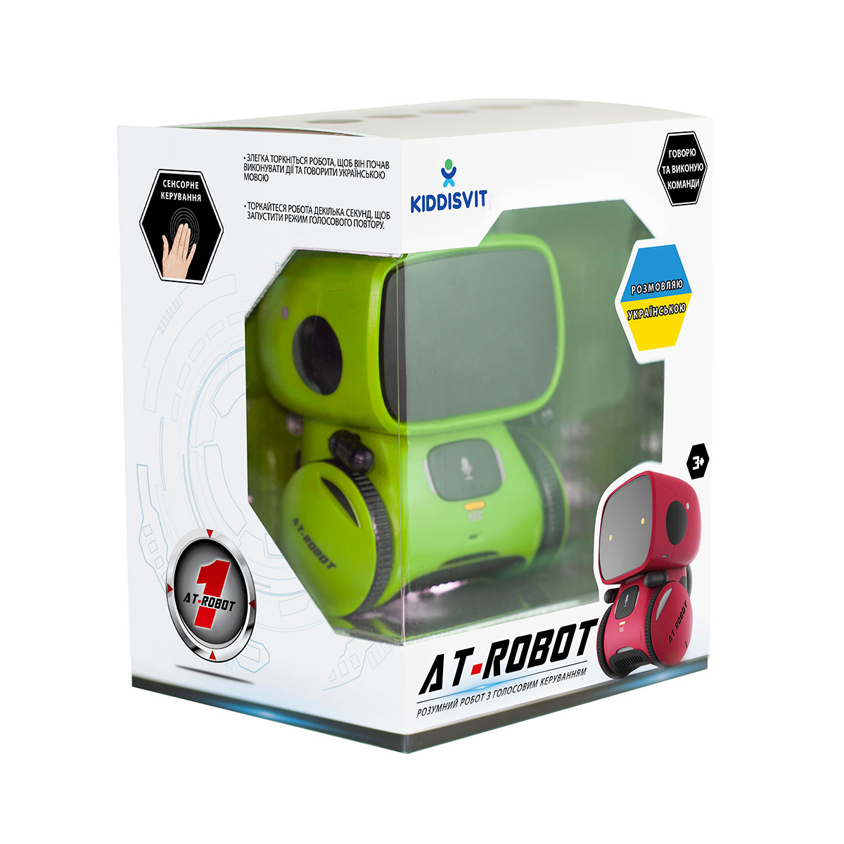 Интерактивный робот AT-Robot AT-ROBOT (зеленый, озвуч.укр.) (AT001-02-UKR)