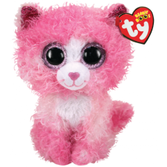 М'яка іграшка ty beanie boo's рожевий кошеня reagan 15 см (36308)