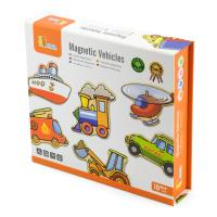 Набір магнітних фігурок Viga Toys Транспорт 20 шт (58924)