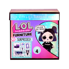 Игровой набор с куклой L.O.L. Surprise! Furniture - Спальня Леди-Сумерки (572640)