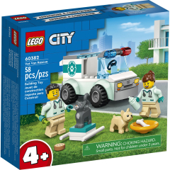 Конструктор LEGO Фургон ветеринарной скорой помощи (60382)
