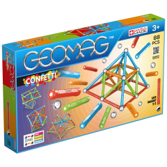 Магнитный конструктор Geomag Confetti 88 детали