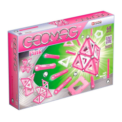 Магнітний конструктор Geomag Pink 68 деталей
