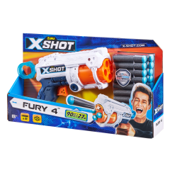 Швидкострільний бластер X-Shot Excel Fury 4 (16 патронів) (36377Z)