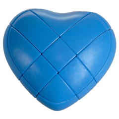 Головоломка YJ 3х3 Серце блакитне