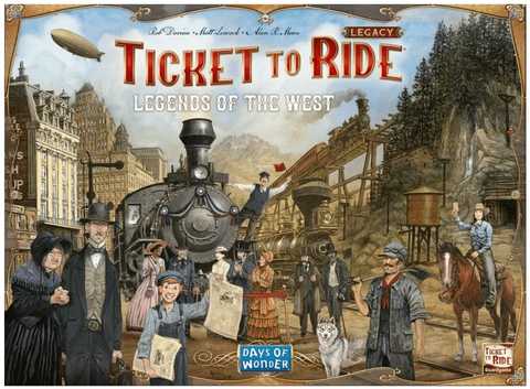 Ticket to Ride: Legends of the West (EN) Days of Wonder - Настольная игра (с укр. правилами)