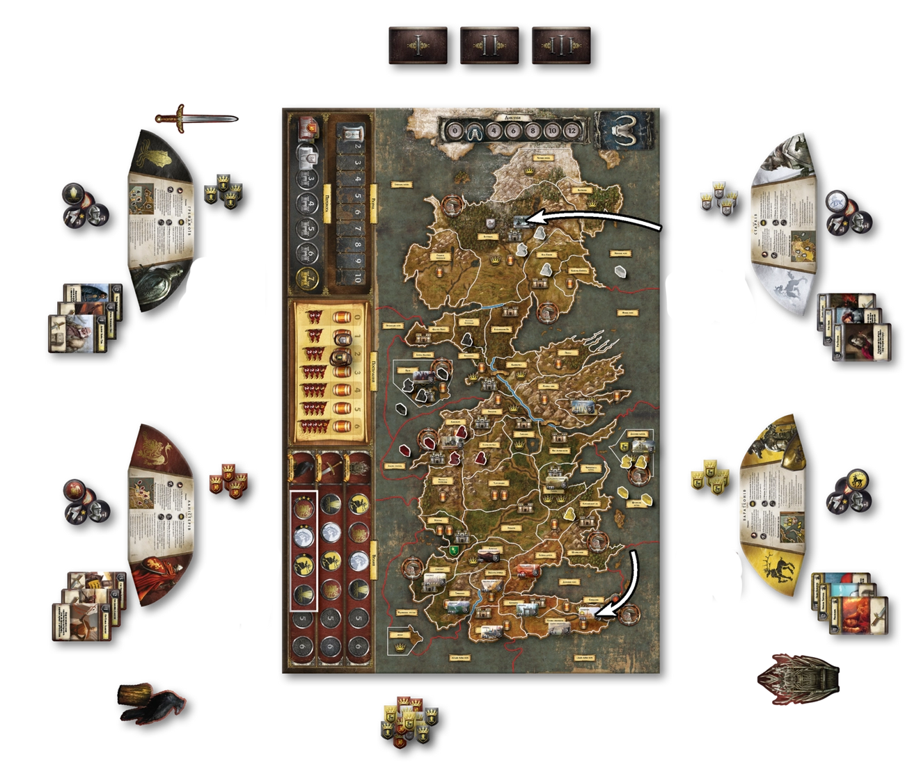 Гра Престолів. Друге видання (UA) (Game of Thrones: The Board Game Second Edition) - Настільна гра 