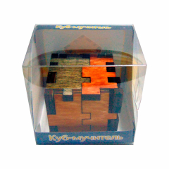 Деревянная 3D-головоломка Крутиголовка Куб-мучитель