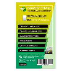 Протекторы для карт Games7Days 90 micron 70x120 (Premium quality) (GSD-027012)