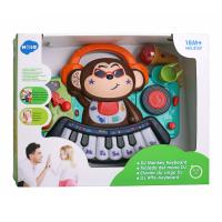 Музыкальная игрушка Hola Toys Пианино-обезьянка с микрофоном (3137)