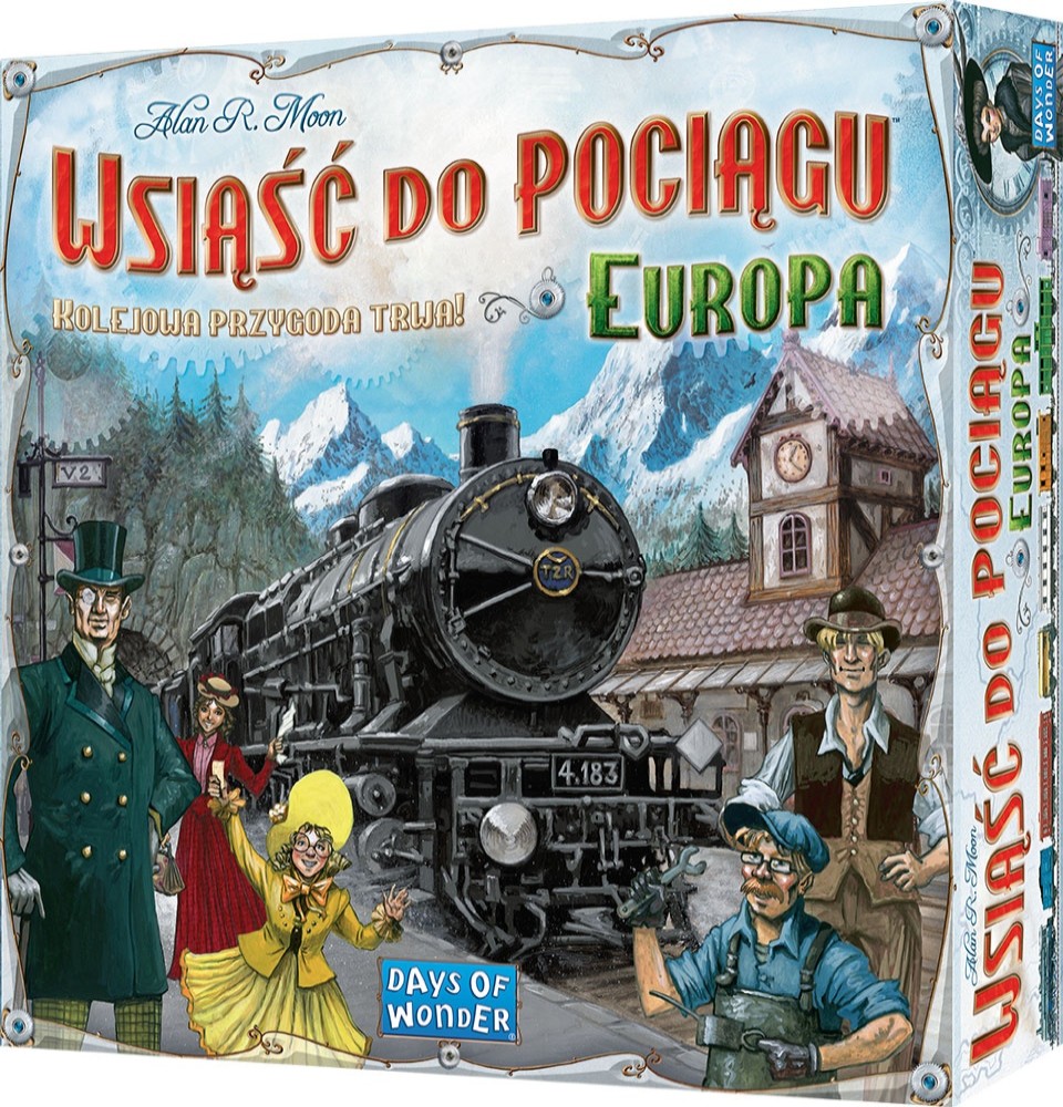 Ticket to Ride: Wsiąść do Pociągu: Europa (Билет на поезд: Европа) (пол.) Days of Wonder - Настольная игра УЦЕНКА