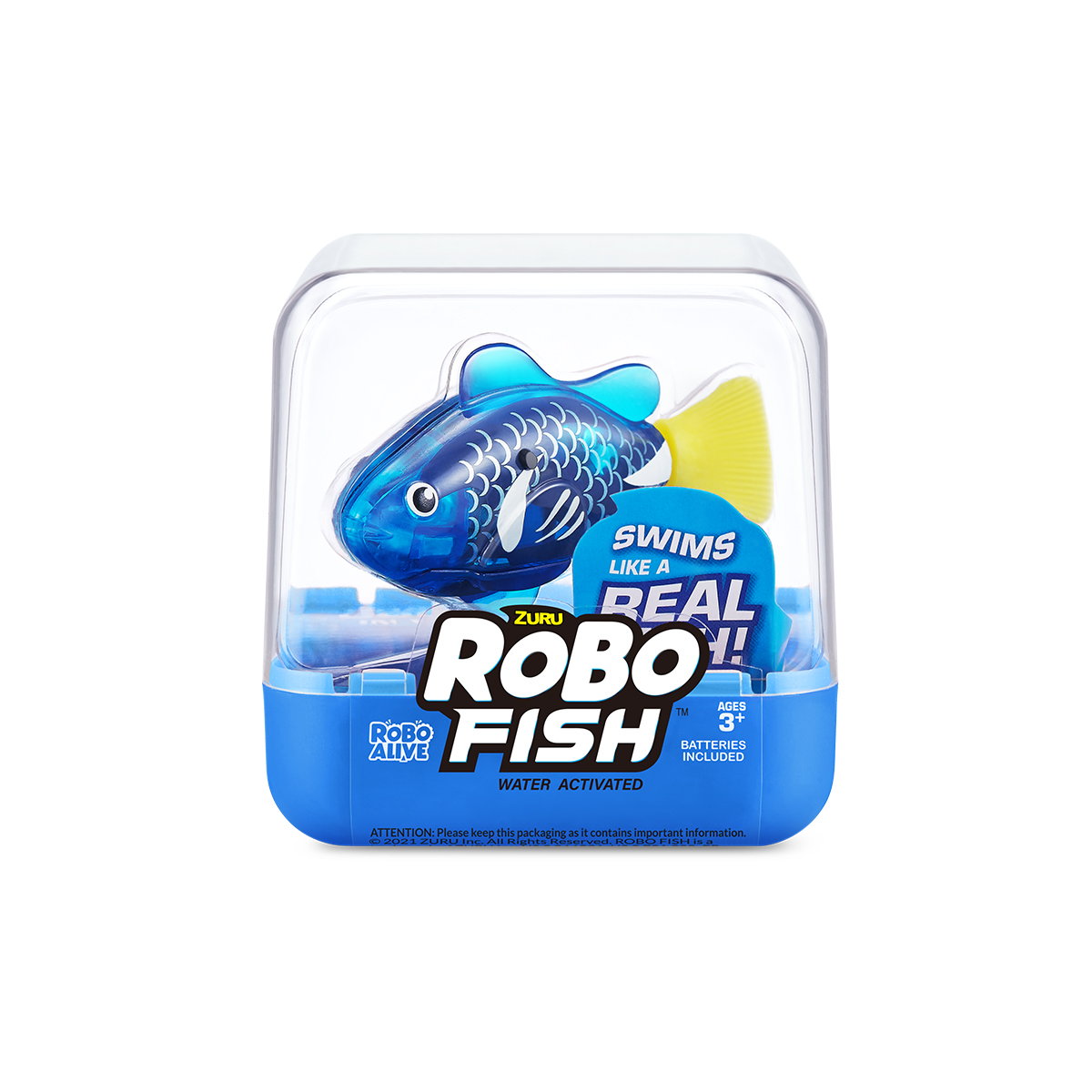 Інтерактивна іграшка ROBO ALIVE S3 – РОБОРИБКА (синя)