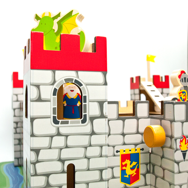Дерев'яний набір Viga Toys Іграшковий замок (50310)