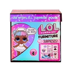 Игровой набор с куклой L.O.L. Surprise! Furniture - Леди-Сахар с коляской сладостей (572626)