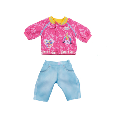 Набор одежды для куклы BABY born Кэжуал сестрички (розовый) (828212-1)