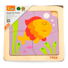 Деревянная мини-кусочка Viga Toys Fish, 4 El. (50144)